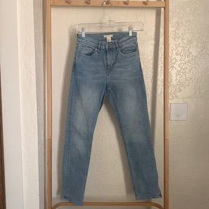 H&M high rise jeans